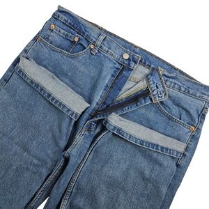 Levis 505 Regular Fit Mens Jeans W38 L32 (Actual 37x31) Blue Denim Made In Egypt